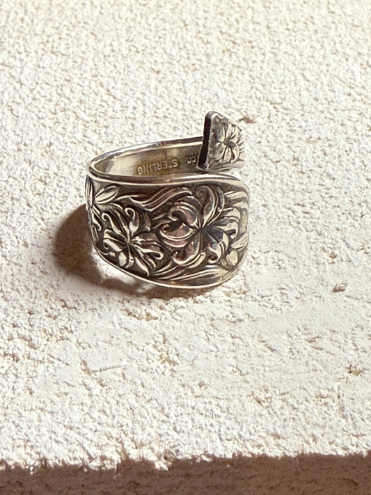 Sunflower Spoon/Fork Ring