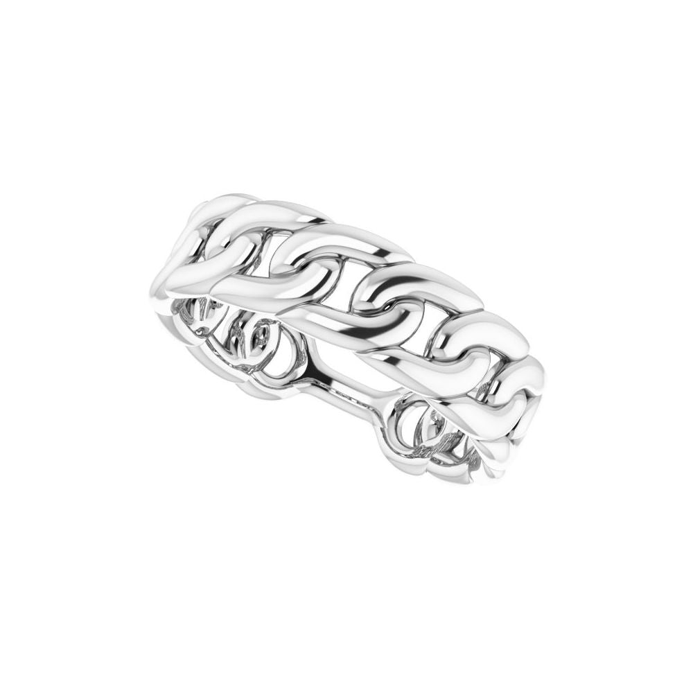 Sterling Silver Chain ring