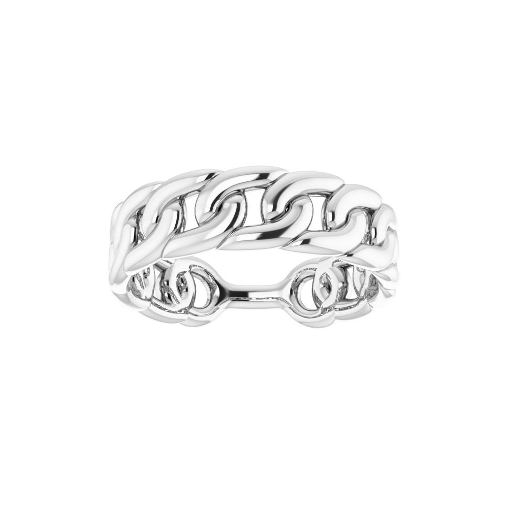Sterling Silver Chain ring
