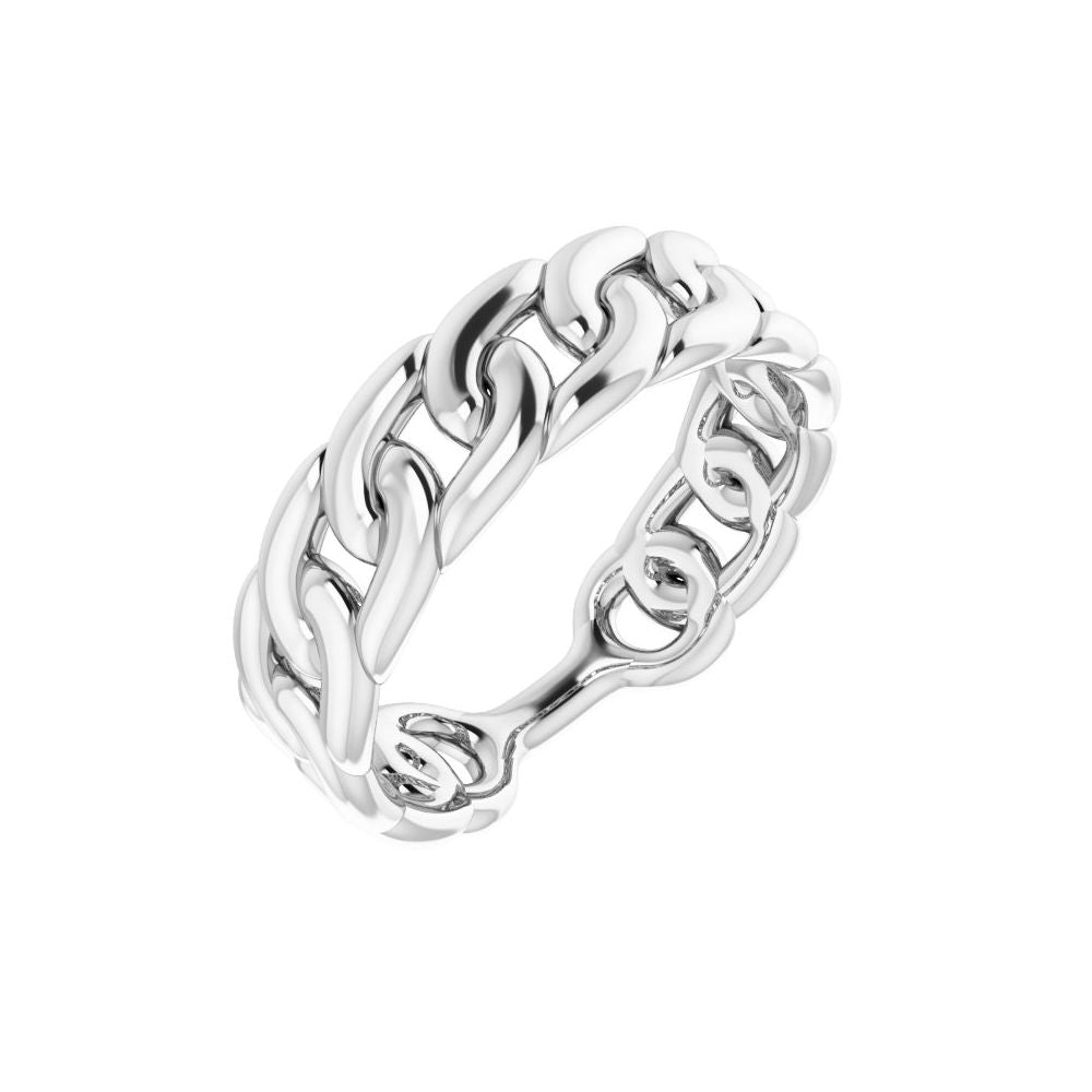 Sterling Silver Chain ring