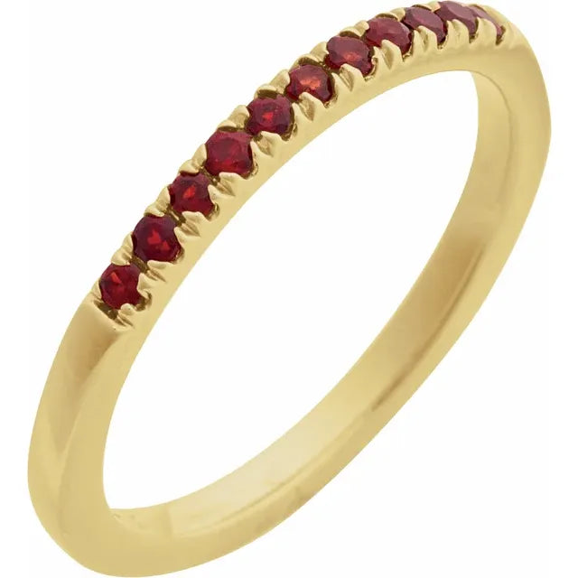 Birthstone Stackable Ring