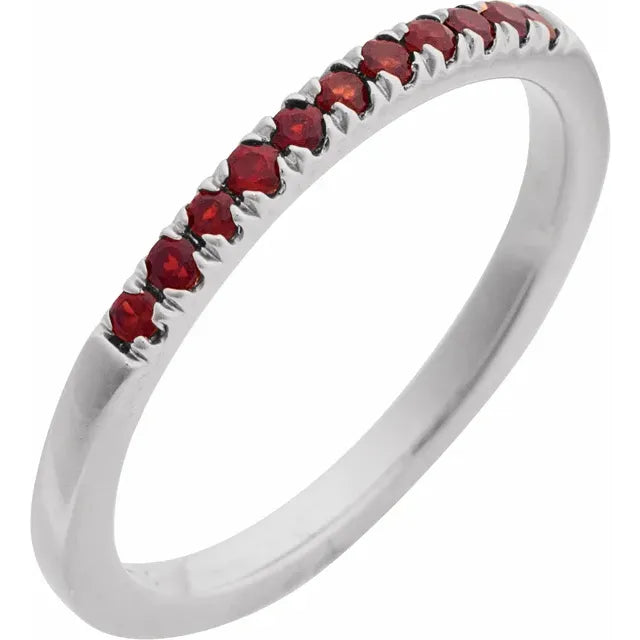 Birthstone Stackable Ring