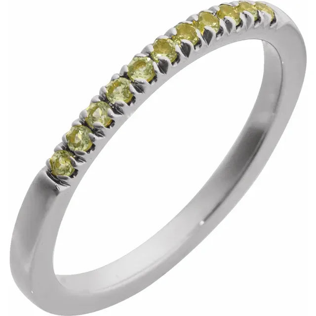 Birthstone Stackable Ring
