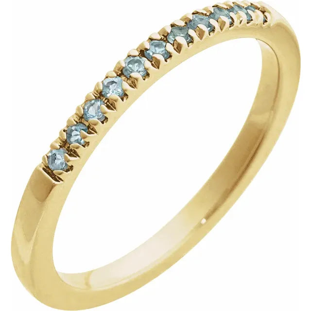 Birthstone Stackable Ring