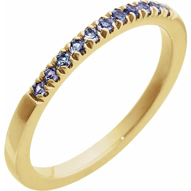 Birthstone Stackable Ring